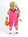 American Fashion World Pink Basketball Uniform for 18-Inch Dolls | Accessories Included | Premium Quality & Trendy Design | Dolls Clothes | Outfit Fashions for Dolls for Popular Brands