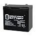 Mighty Max Battery 12V 55Ah Power Boat Pontoon Electric Trolling Motor Deep Cycle Battery Brand Product primary