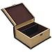 Wizardry Foundry Grimoire Artificer Wooden Spell-book Style Deck Box for over 350 Card Capacity