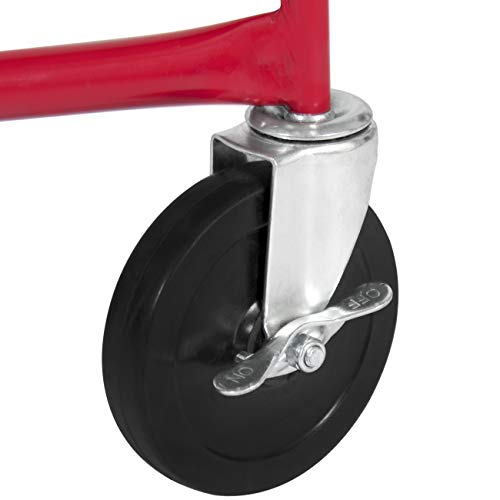 Best Choice Products SKY640 Drywall 11' Lift Panel Hoist Dry Wall Jack Lifter Construction Tools, Large, Red - Image 5