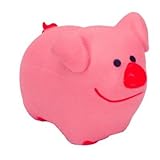 Li L Pals Latex Pig Dog Toy, Color: Pink, Size: 3 Inch