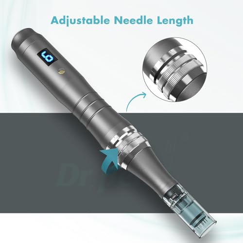 Dr.Pen Ultima M8 Microneedling Pen - Dr.Pen Wireless Micro Needling Device, Microneedling Kit with 20 needles