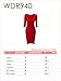 CTC WDR940 Womens Deep V Neck 3/4 Sleeve Tulip Bodycon Dress M Lilac
