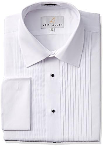 Tuxedo Shirt 100% Cotton with Laydown Collar and French Cuffs