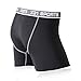 Mens Tagless Anti-Chaffing Boxer Briefs Workout Underwear with Mesh Pouch by X31 Sports