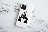 Hatcherabilia 6pk Fairytale Castle Mouse Face Vinyl Decal Sticker Black 10x7.5cm view 5