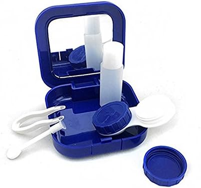 Gloryhonor Portable Contact Lens Case Container Travel Kit Set Storage Holder Mirror Box