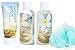 Aromatherapy Gift for Women - Spa Bath and Body Ocean Oceanside Breeze Bath Gift Set Body Lotion, Showerl Gel, Bubble Bath Gift For Her Luxury At The Beach Experience