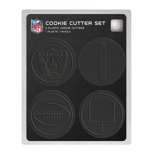 NFL Oakland Raiders Officially Licensed Set of Cookie Cutters