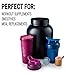 BlenderBottle Classic Shaker Bottle Perfect for Protein Shakes and Pre Workout, 28-Ounce, Clear/Black