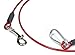 Leash Boss Dog Tie Out Cable - 5 Ft Heavy Duty Tether for Large Dogs - Red, PVC-coated Steel, Chew-Proof, Dog Lead for Yard, Camping, and Training