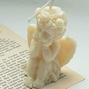 WWWL Creatieve kaars 1 stks Art Kaars 3D Leuke Wang Angel Geurkaars Wax Thuis Verjaardagsfeestje Kerst Decoratie Kaars A