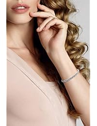 MiaBella - Pulsera de cadena bizantina italiana de plata de ley 925 para mujer, 6.5 in, 7.0 in, 7.5 in, 7.5 in, 8.0 in, plata de ley 925