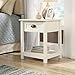 Sauder County Line Night Stand, Soft White finish