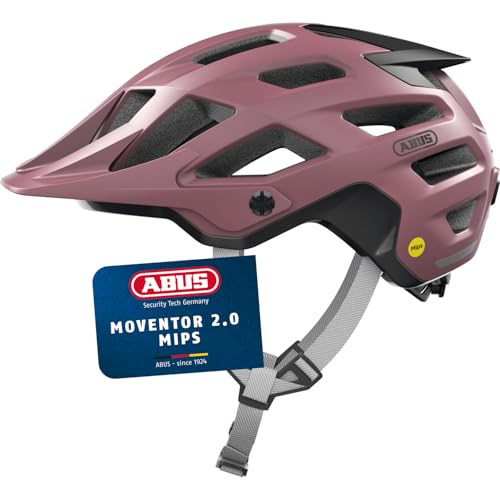 ABUS MTB-Helm Moventor 2.0 MIPS, Fahrradhelm in Rot, Größe S