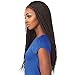 Sensationnel Cloud9 4X4 Braided Wig - Senegal Twist Hand Tied Swiss Lace Braided Wig With Large Parting Area (1 JETBLACK)