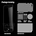 [Privacy Filter] Tateguard Iphone 7 plus Tempered Glass Screen Protector [Privacy-Proof][Edge-to-Edge Coverage] [Front + Back PET protector] [Black Tooling]