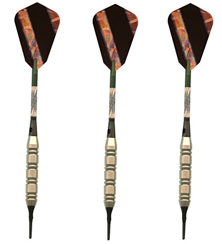 GLD 17g Soft Tip Dart Set of 3 in Hang-Sell case w/ 100 Extra Shorty Tips