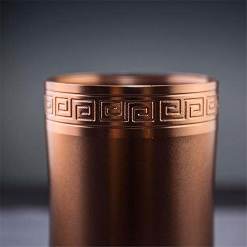 Ryyland-Home Teiera Creativa Lega di Alluminio Tea Caddy archiviazione può Portatile Tea Viaggio di archiviazione può… - immagine 7