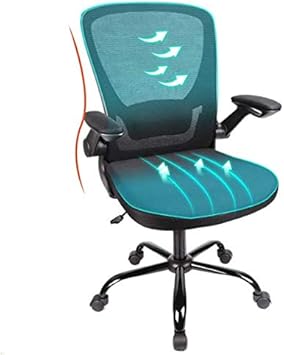 Komene Mesh Mid Back Computer Chair With Lumbar Support