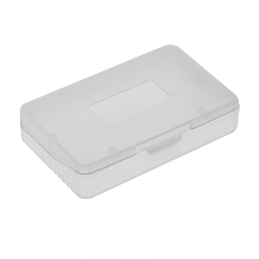 fosa 10pcs Transparent Anti Dust Cover Cartridge Game Case Box for GBA Protective Holder Storage Solution Box