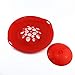 Silicone Boil Over Spill Stopper Lid - FDA Food Grade, BPA-free Instant Pot Cover Fits Openings 6