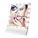 Vanity Mirror with Removable 10x Magnifying Spot Mirror from YaFex,LED Makeup Mirror with Adjustable Illumination Settings Bright and Portable,Touch Screen Wall Mount Mirror with 18 LED Lights