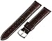 Hadley-Roma Men's MSM834RB-180 18-mm Brown Genuine Italian Calfskin Leather Watch Strap