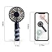 Cabf Handheld Fan, USB Fan, Portable Fan with 1200mAh Battery Capacity,3 Adjustable Wind Speed for Indoor or Outdoor Traveling (Navy)