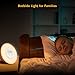 Wake Up Light,COULAX Wood Sunrise Sunlight Alarm Clock with 6 Natural Sounds & FM Radios,Touch Control With Snooze Function & 7 Color Bedside Lamp for Heavy Sleepers and Kids
