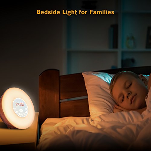 Coulax Sunrise Wake Up Light Alarm Clock 2018 Review