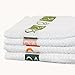 AZK Turkish Cotton Dish Cloths/Kitchen Towels (White, 15