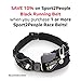 sport2people Ultra Running Race Belt for Runners - Triathlon Number Belt with Gel Loops - Reflective Running Gear for Marathon Races