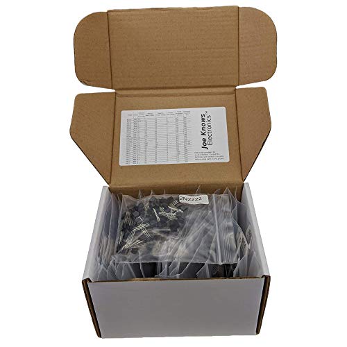 Joe Knows Electronics BJT Transistor Kit (24 Values, 1160 Pieces)