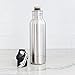 Stainless Steel Bottle Insulator with Opener by Buzzed Designs (Steel)