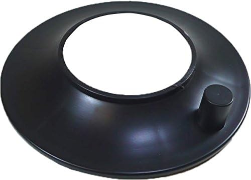 MotorNets Black Plastic Air Cleaner Adapter Carburetor Opening For Chevy Ford Mopar 5-1/8" to 2-5/8" 4bbl to 2bbl Carb (5 1/8" neck to 2 5/8" neck)