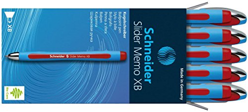 Schneider Slider Memo XB Ballpoint Pen (Box of 10) (Red)