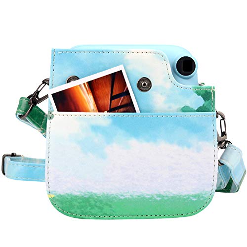 Kameratasche Kompatibel mit Fujifilm Instax Mini 11 Sofortbildkamera, Annle PU Lederschutzhülle mit abnehmbarem Riemen – Bild 7
