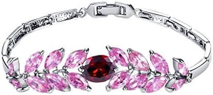 Women Fashion Gorgeous Drop Crystal Zircon CZ Bracelet Elegant Banquet For Women Silver Ston Jewelry