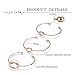 Chicnow Bridesmaid Gifts Bangle Bracelets for Women Set of 10