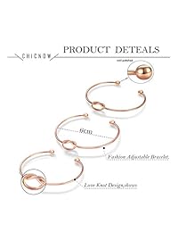 I Can't Tie The Knot Without You   Juego de 4 pulseras de dama de honor para regalo de dama de honor, color plateado