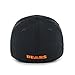 OTS NFL Chicago Bears Men's Wilder Center Stretch Fit Hat, Black, Large/X-Large