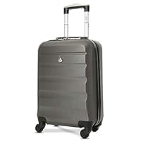 Aerolite Carry On Luggage Bag | Rolling Travel Suitcase Large Capacity | Lightweight Small Hard Shell Trolley for Men & Women | Approved by Delta, United, Southwest & Many More | 22x14x9 (All parts)