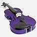 Mendini 16-Inch MA-Purple Solid Wood Viola with Case, Bow, Rosin, Bridge and Strings