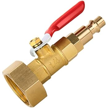 Amazon.com: FASPARTS 1/4" Male NPT MPT MIP to 3/4" Female GHT Garden