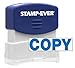 Stamp-Ever Pre-Inked Message Stamp, Copy, Stamp Impression Size: 9/16 x 1-11/16 Inches, Blue (5945)
