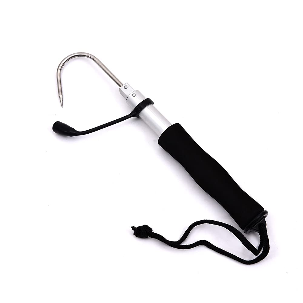 NA Fishing Gaff Telescopic Fish Gaff Stainless Spear Gaff Hook Fishing Accessories for Saltwater Fishing