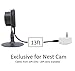 Nest Cam & Dropcam USB Power Cable in Black – 13ft (4m) w/ Gold Plated Plugs – Durable 2.0 A Male USB to Micro-USB Connections, Offered Exclusively by Kabel King