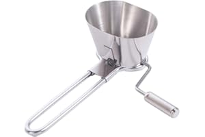 Shredder, Stainless Steel Parsley Mill Shredder, Rotary Vegetable Grater Parsley Vanilla Grinder Coriander Mint Cutter Metal 