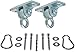 Safe Kidz Heavy Duty Swing Hangers, Set of 2, Cast Iron + Mounting Hardware